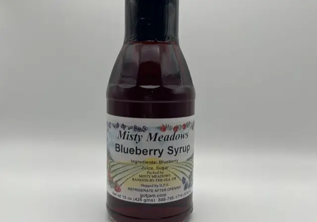 Oregon Blueberry Syrup